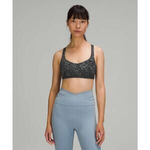 Lululemon Free To Be Bra Wild Sports Bra Topography Rhino Grey Multi